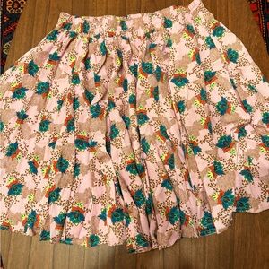 Floral Pink Skirt